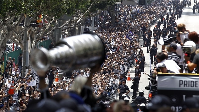 Défilé de la Coupe Stanley à Los Angeles