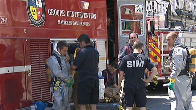 Le groupe d'intervention en matières dangereuses du Service de sécurité incendie de Montréal