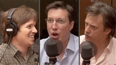 �Radio-Canada/Olivier Lalande | <b>Philippe Marois, Guillaume Lavoie et Fabien Dupuis</b>
