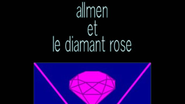 Une partie de la pochette du livre <i>Allmen et le diamant rose</i>