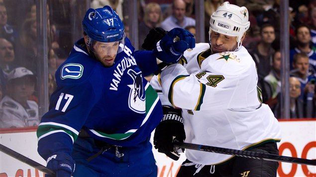 Ryan Kesler et Sheldon Souray