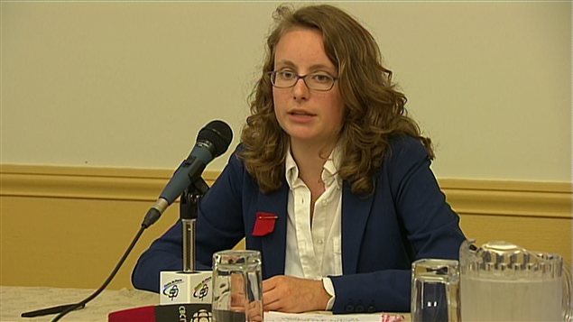 La présidente de la FECQ, Éliane Laberge
