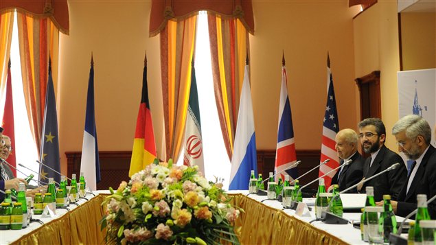 Négociations entre les représentants iraniens et les grandes puissances, le 18 juin 2012.