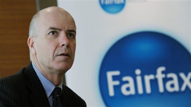 Le président-directeur général de Fairfax Media, Greg Hywood, le 26 août 2011.