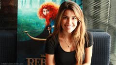 La chanteuse Marilou prête sa voix à la princesse Merida dans la version québécoise de Rebelle.