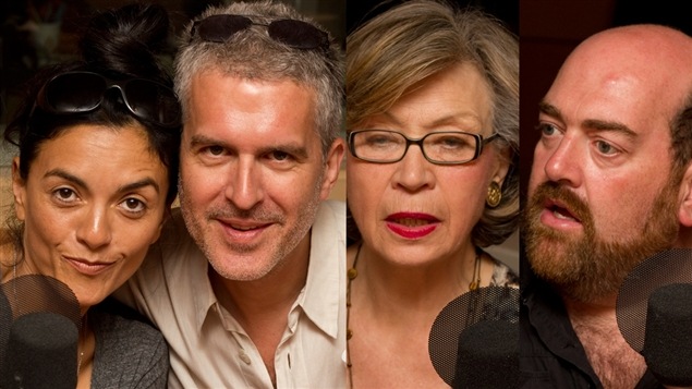 � Radio-Canada / Fran�ois Lemay | Alexandra Diaz, St�phane Garneau, Carmen Bourassa et Martin Larocque