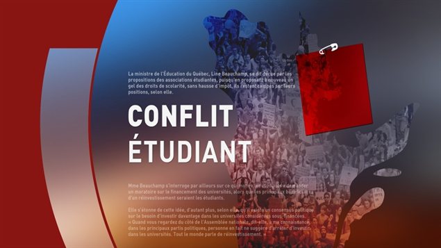 Le conflit étudiant