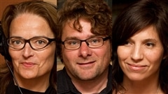 � Radio-Canada / Fran�ois Lemay | Anne Darche, Fabien Deglise, et Florence Girod
