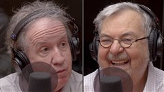 �Radio-Canada/Olivier Lalande | <b>Le compositeur Andr� Gagnon et le dramaturge Michel Tremblay</b>