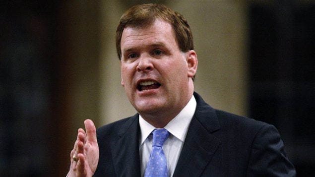 Le ministre des Affaires étrangères John Baird à la période des questions, à la Chambre des communes, le 19 juin 2012.