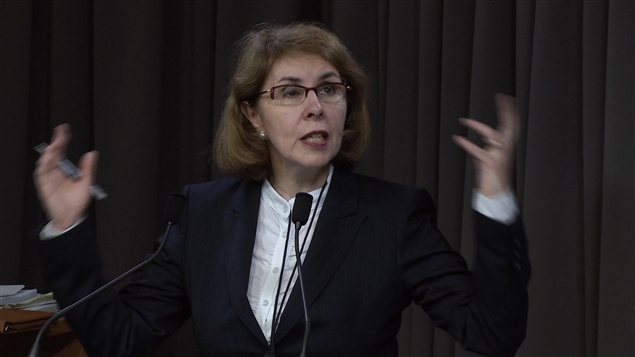 Me Estelle Tremblay à la Commission Charbonneau