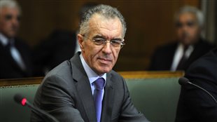 Le nouveau ministre des Finances grec, Vassilis Rapanos