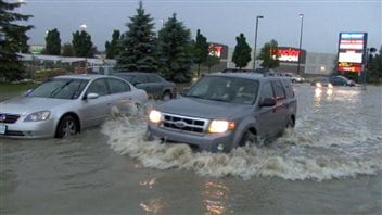 Le secteur du Plateau a été touché par les inondations de juin 2011.
