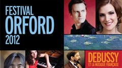Une partie de l'affiche du Festival Orford 2012