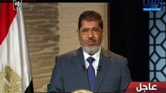 Le pr�sident �lu Mohamed Morsi