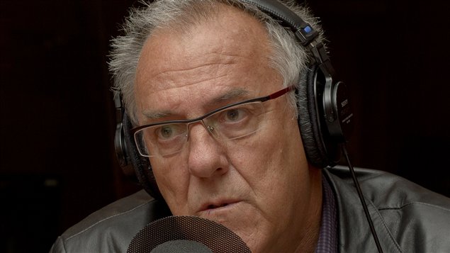 �Radio-Canada/Olivier Lalande | <b>Le pr�sident de Gai �coute et instigateur de la Fondation �mergence, Laurent McCutcheon</b>
