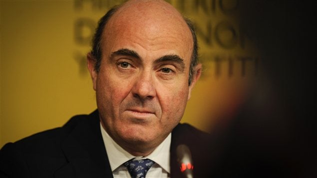 Le ministre espagnol des Finances, Luis de Guindos (archives)