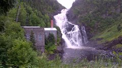 La chute du site historique de Val-Jalbert