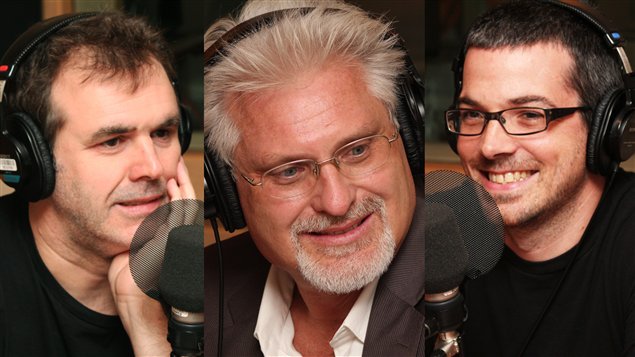 Patrick Sen�cal, Jean Barbe, Matthieu Simard |� Radio-Canada/Philippe Couture