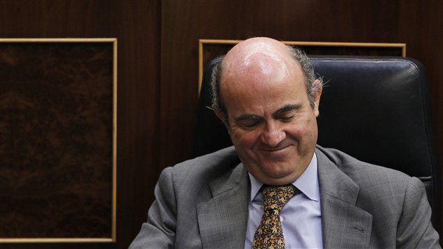 Le ministre espagnol de l'Économie, Luis De Guindos