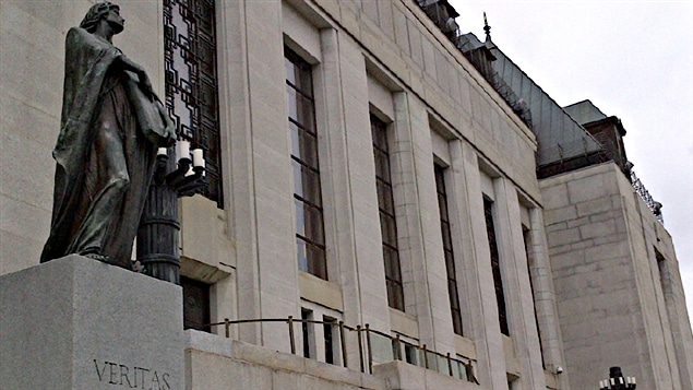 La cour suprême du Canada, à Ottawa.