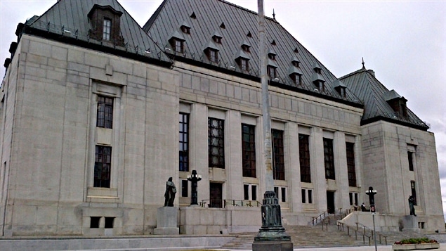 La Cour suprême du Canada, à Ottawa.