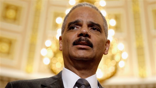 Le secrétaire américain à la Justice Eric Holder le 19 juin 2012.