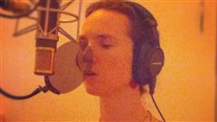 Jorane lors de l'enregistrement de son prochain album.