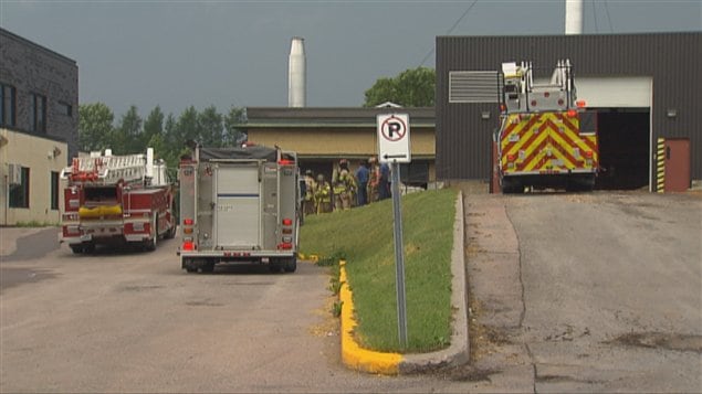 L'incendie s'est déclaré dans le secteur de la salle de chauffage de l'hôpital de Jonquière
