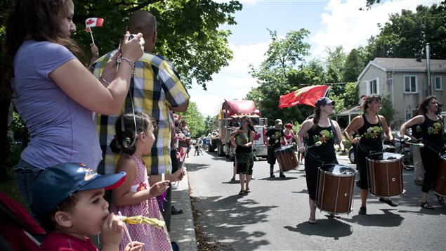 Un défilé de la fête nationale à Greenfield Park