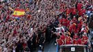Les champions accueillis en héros