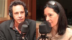 Pierre Thibeault et Nathalie Collard � Radio-Canada/ Marie-Sandrine Auger 