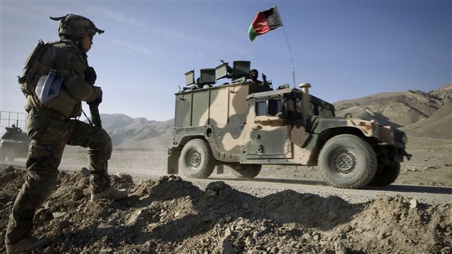 Un soldat français dans la province de Kapisa