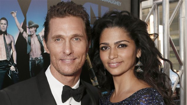 Matthew McConaughey et sa femme Camilia Alves McConaughey