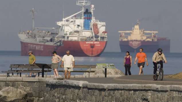 Le sentier pédestre Seawall à Vancouver