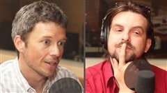 Louis Aucoin et MC Gilles � Radio-Canada/ Marie-Sandrine Auger