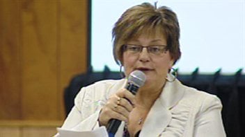 La ministre de la Santé, Madeleine Dubé.