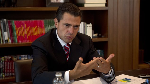 Enrique Peña Nieto, du Parti révolutionnaire institutionnel (PRI), au lendemain de l'élection mexicaine du 1er juillet 2012.
