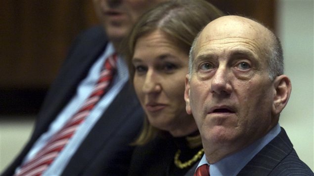 L'ancien premier ministre israélien Ehoud Olmert en mars 2009.