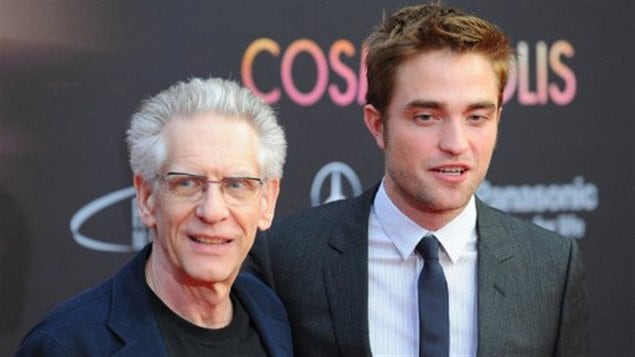 David Cronenberg et Robert Pattinson � la premi�re du film Cosmopolis|� Jens Kalaene
