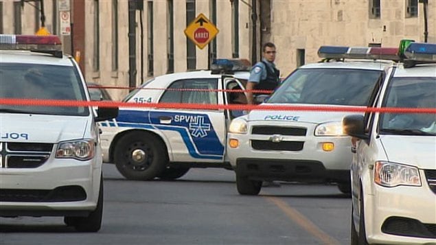 Unités du SPVM dans le Vieux-Port