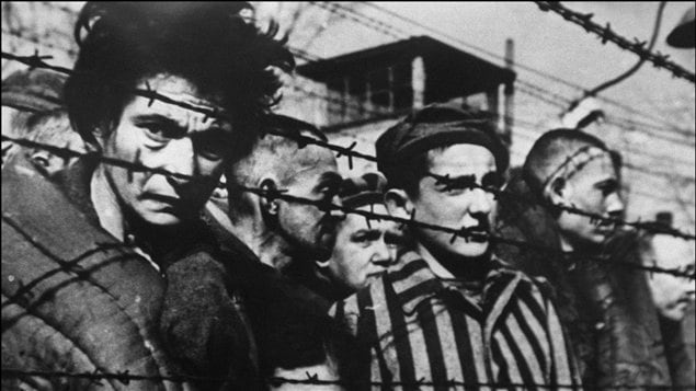 Prisonniers du camp d'Auschwitz