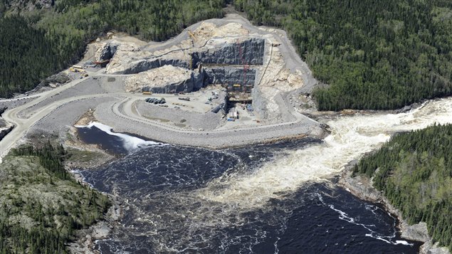 Le chantier hydroélectrique de La Romaine en Minganie