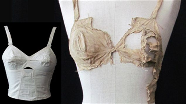Un soutien-gorge des années 50 et un de ceux découverts en Autriche.