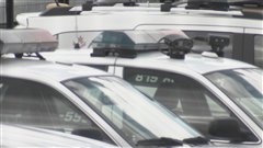 Capteur optique sur une voiture de police de Sherbrooke