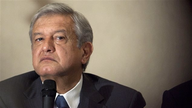 El candidato de Morena a la presidencia de México, Andrés Manuel López Obrador