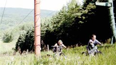 Des cyclistes dans le parc Riding Mountain