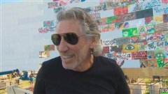 Roger Waters durant la conférence de presse vendredi.