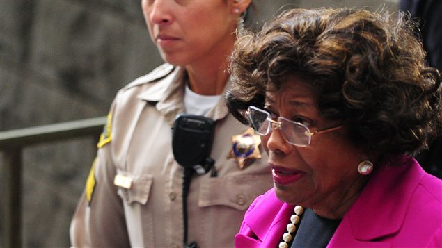 Katherine Jackson lors du procès du Dr Murray, reconnu coupable d'homicide involontaire contre son fils Michael Jackson