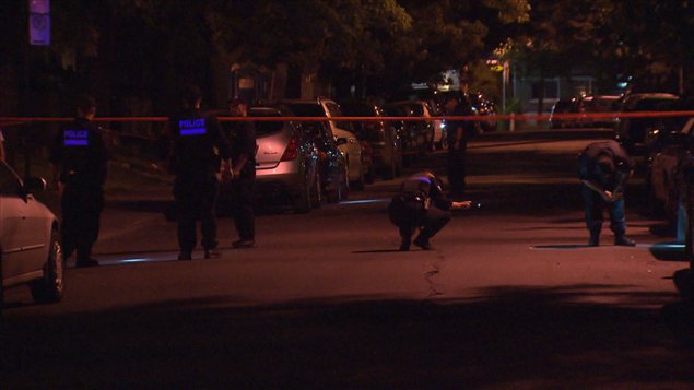 Fusillade dans l'arrondissement de Saint-Michel à Montréal